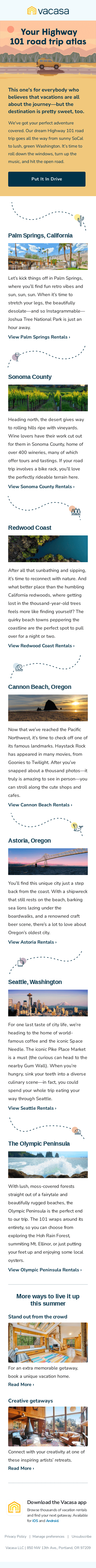 Your Highway 101 road trip atlas