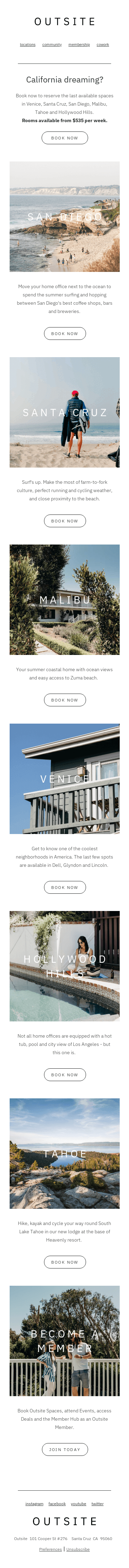 Your last chance to book summer in California ☀️