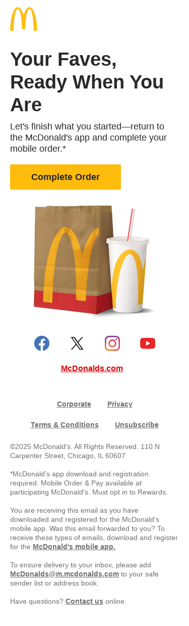 Your order is ready to place 👍