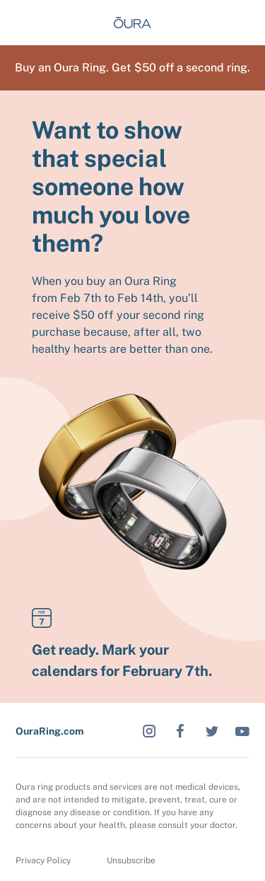 Your Oura Ring Valentine’s Day Offer