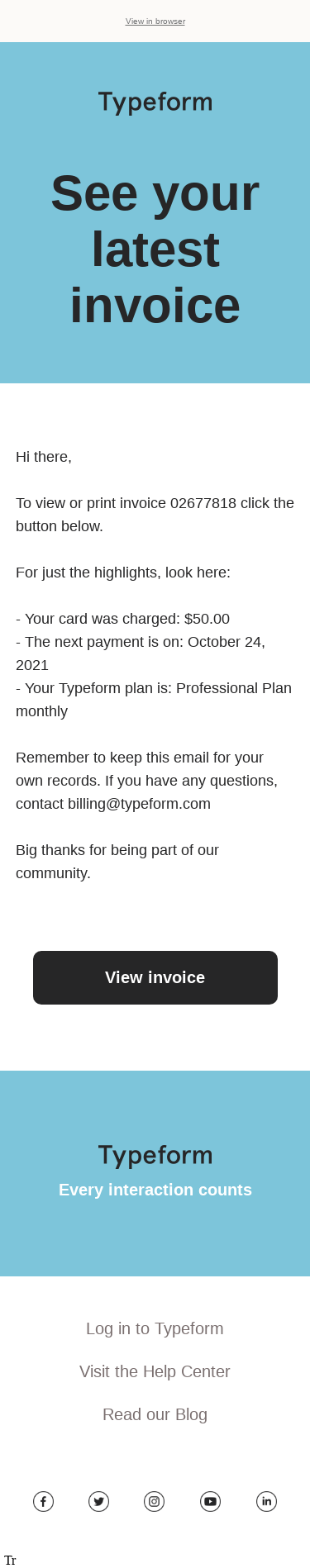 Your payment was successfully processed