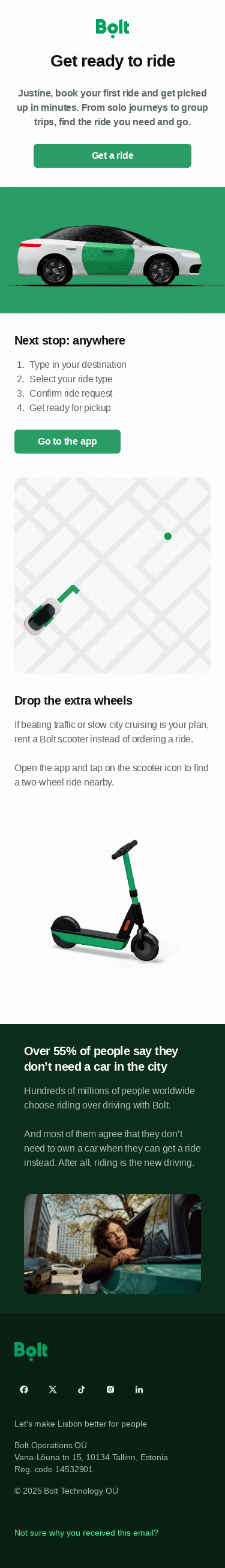 Your ride's waiting ⏱️