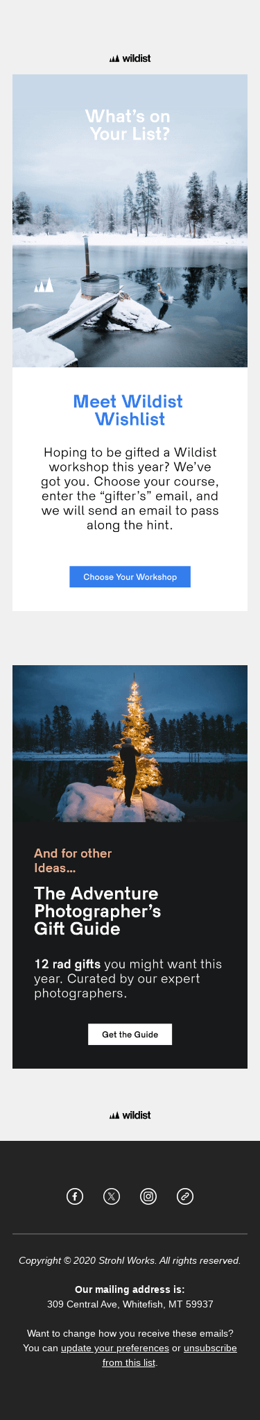 Your wishlist? Consider it sent...