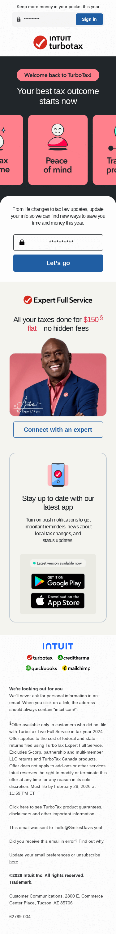 You’re In: Get your max refund, guaranteed