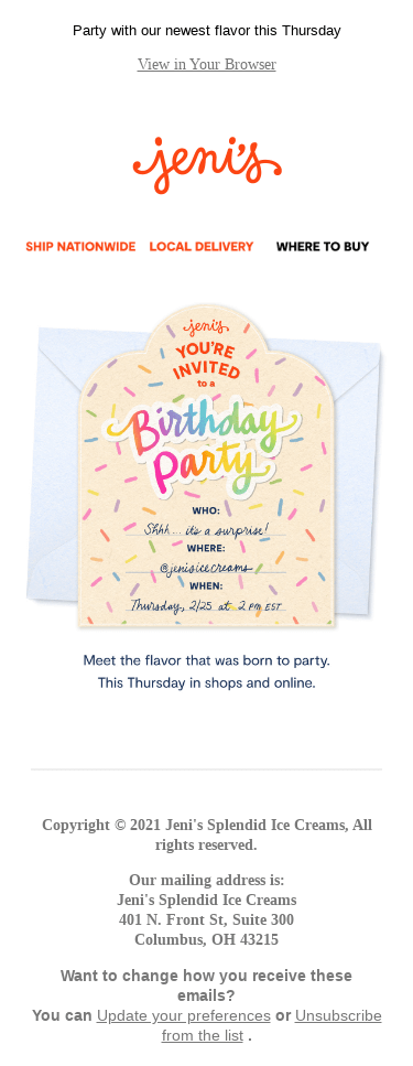 You’re invited! 🎂🍦