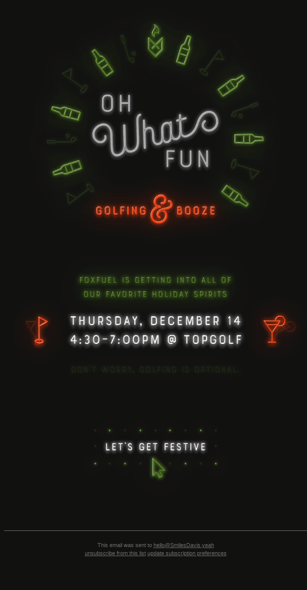 You’re Invited: A Holiday Happy Hour