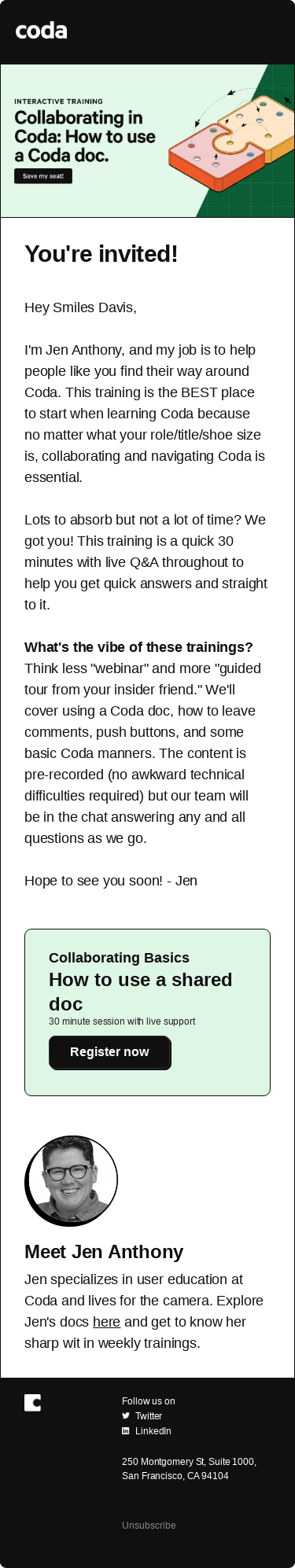 Hi Smiles Davis, you're invited to Collaborating Basics!