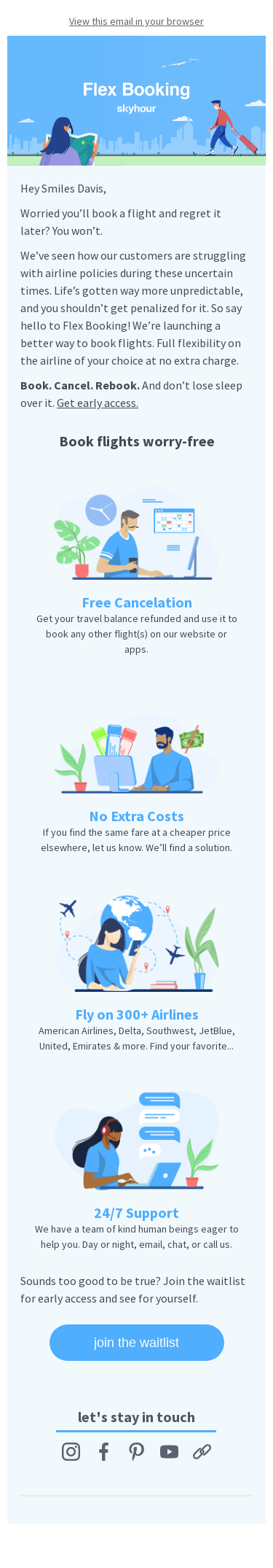 You’re invited to join Flex Booking ✈