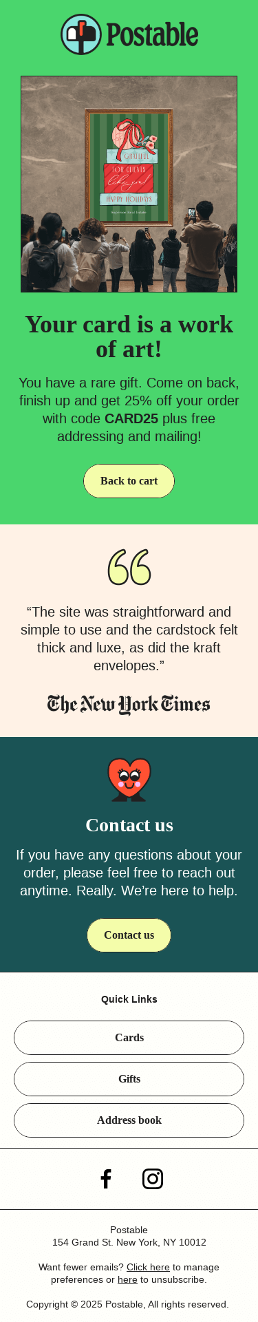 You're just a few clicks away... 💌