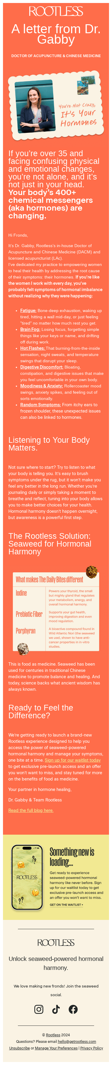 You're not crazy. It's your hormones!