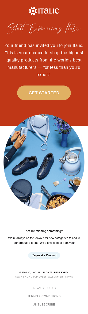 You've been invited to Italic!