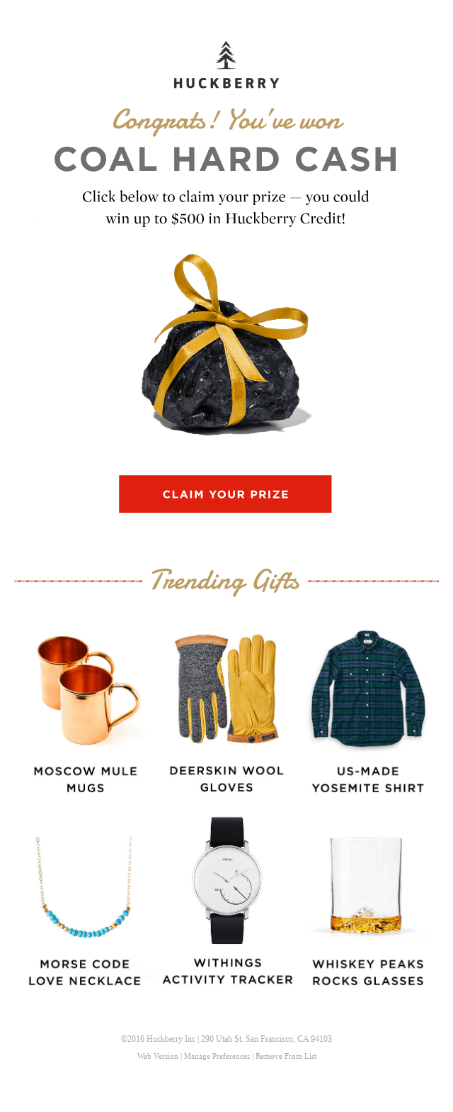 You’ve Won Coal Hard Cash!