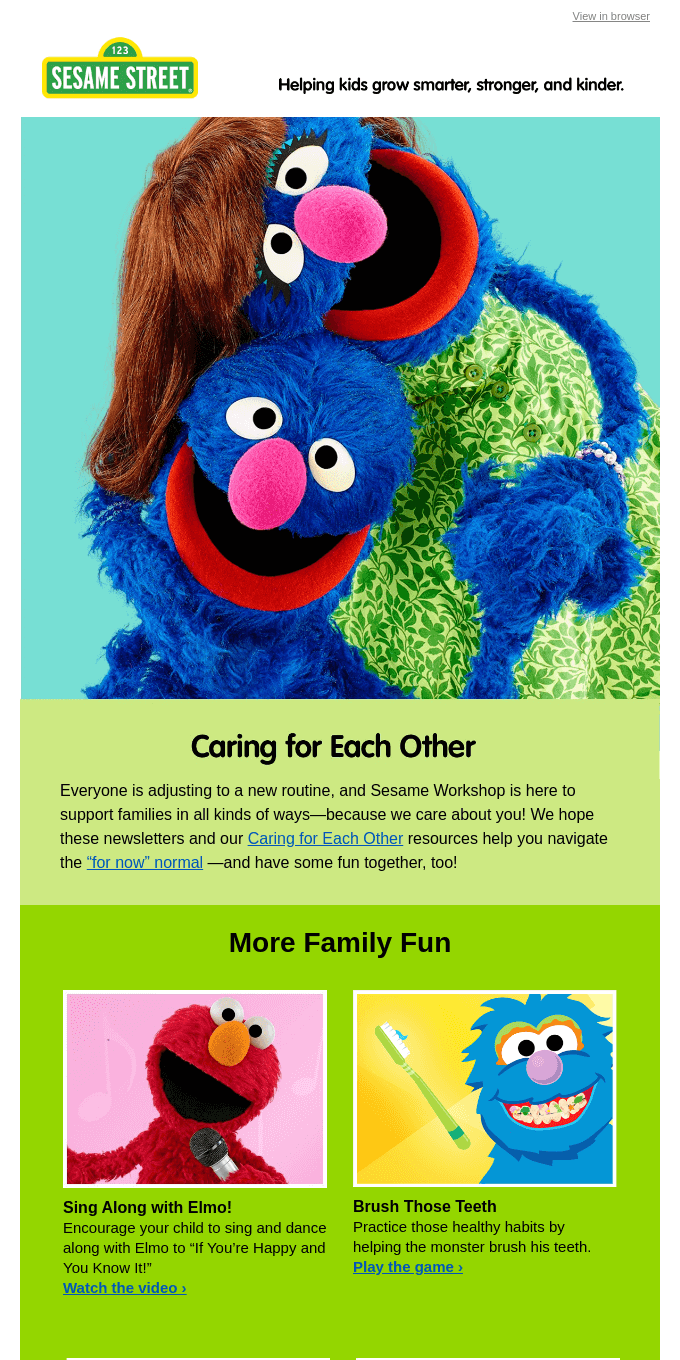 More Ways to Play and Learn with Sesame Street!