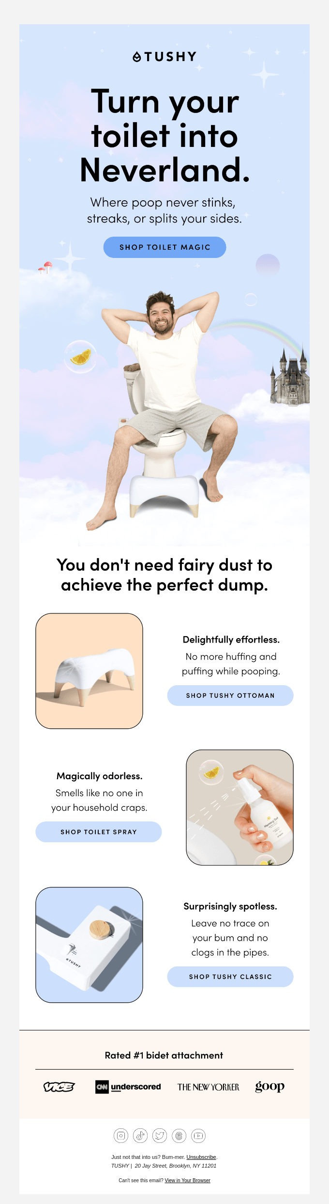 Need a visit from stinkerbell?