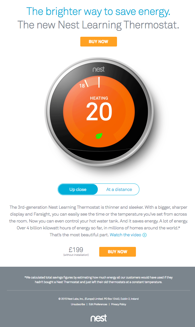 Nest Learning Thermostat – EU announcement