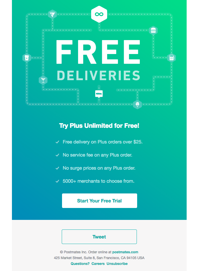 Never Pay For Delivery Again