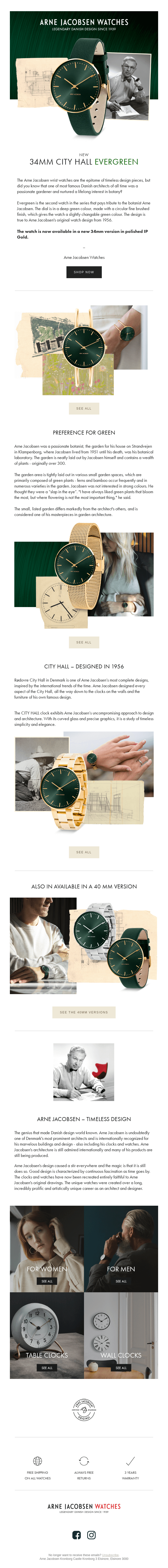 New: 34mm City Hall Evergreen