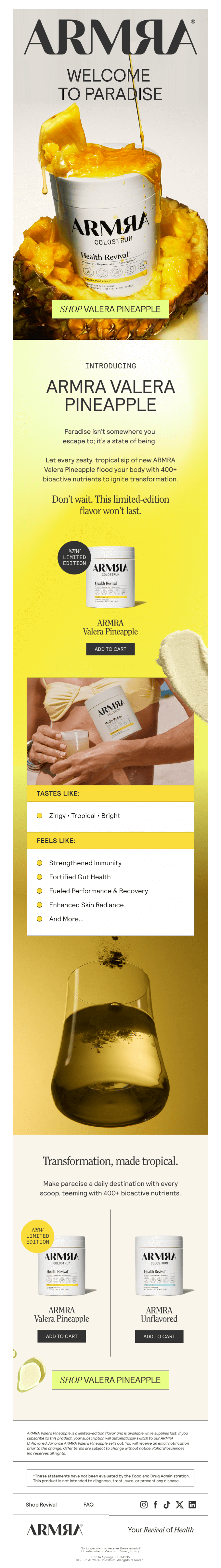 NEW ARMRA VALERA PINEAPPLE IS HERE