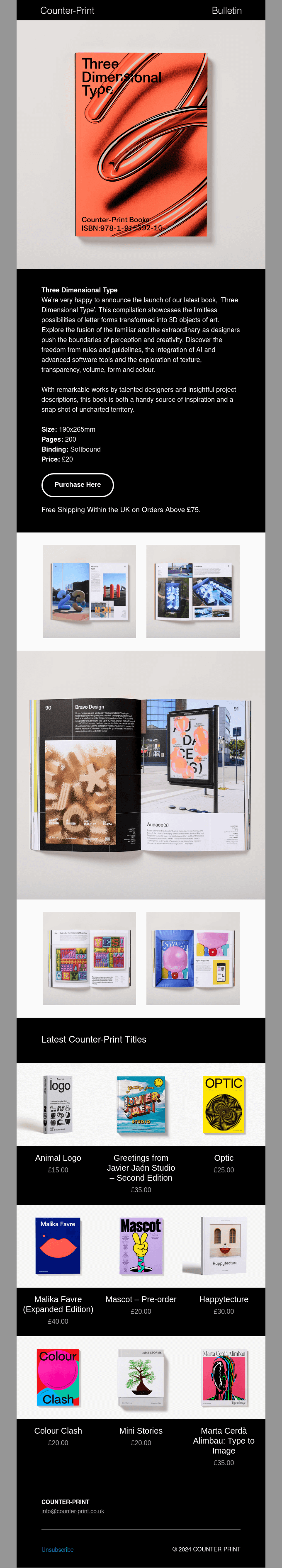 New Book – Three Dimensional Type