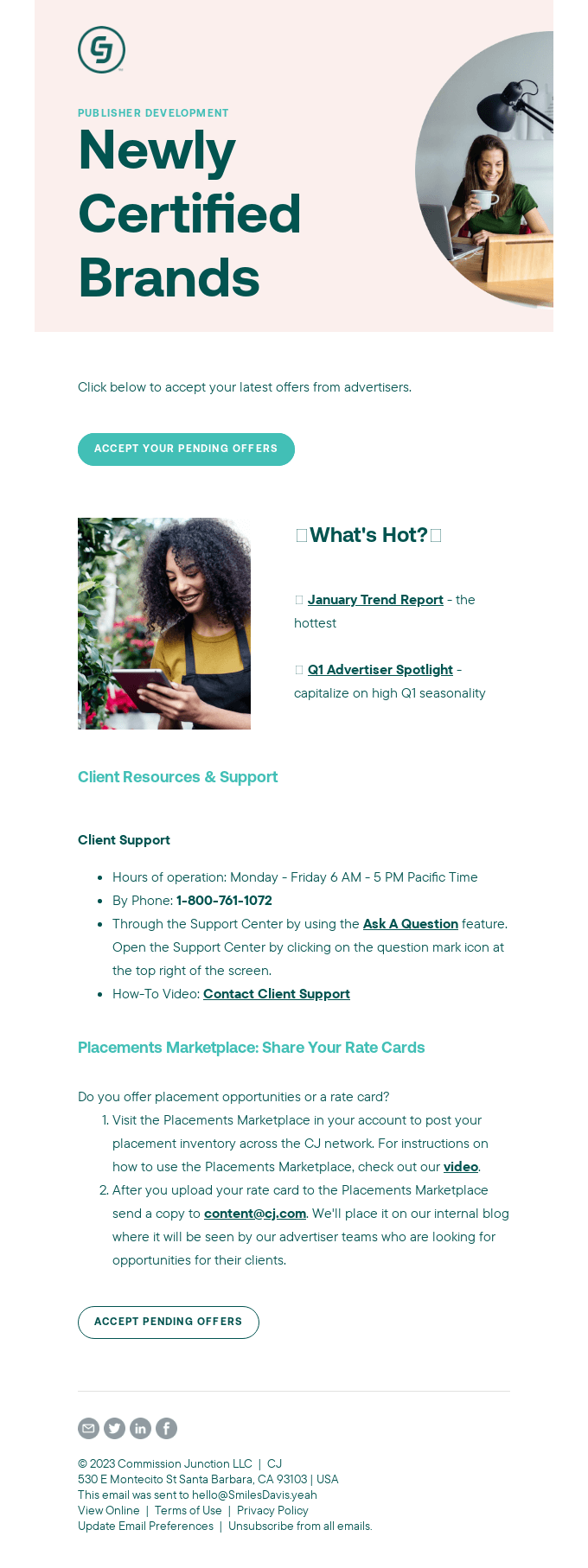 🔥 NEW CJ Content Certified Brands