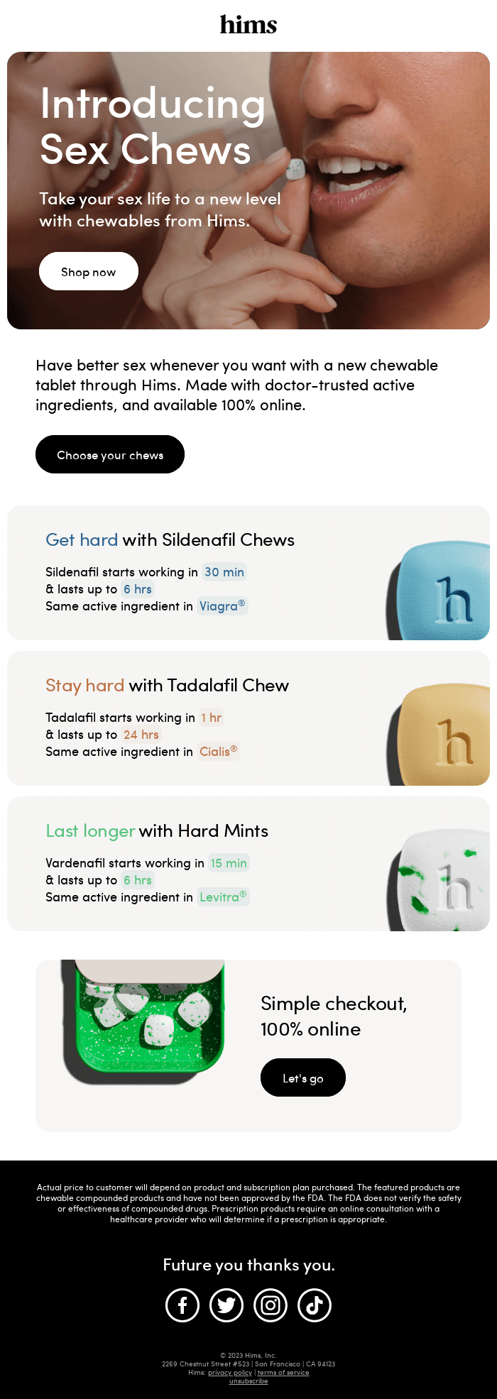 New Drop: Hard Chews by Hims