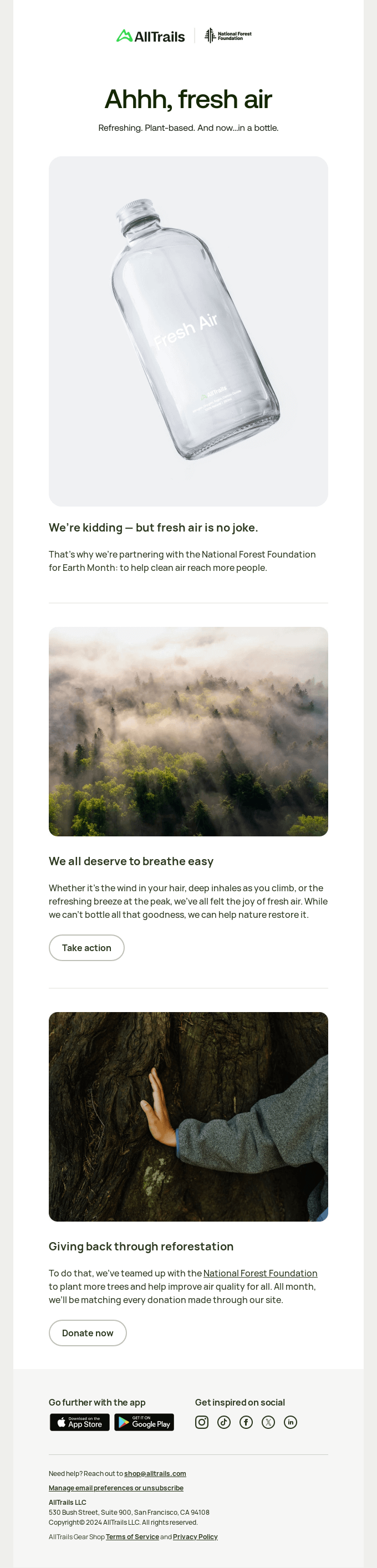 New! Fresh air, now in a bottle