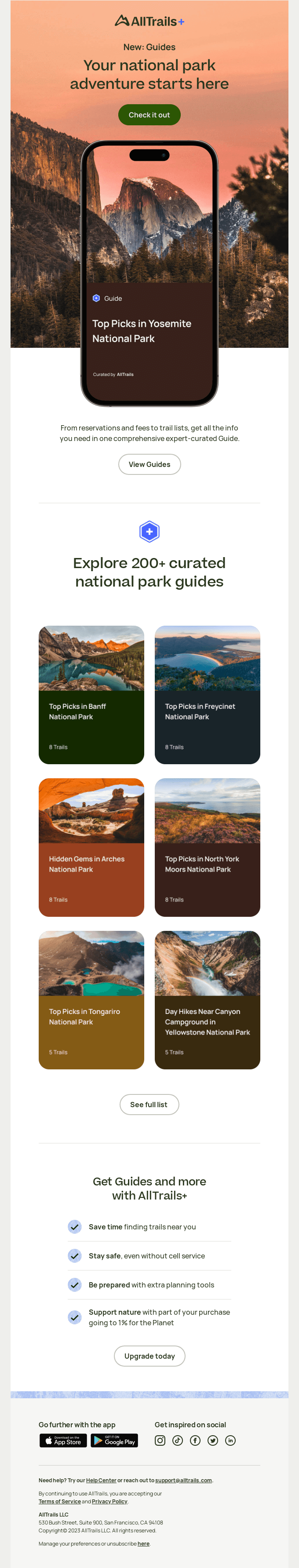 NEW: Guides — a new way to explore national parks