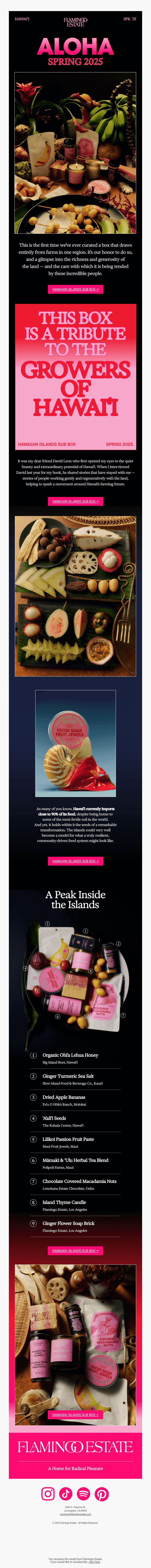 🌺 NEW Hawaiian Islands Spring Box