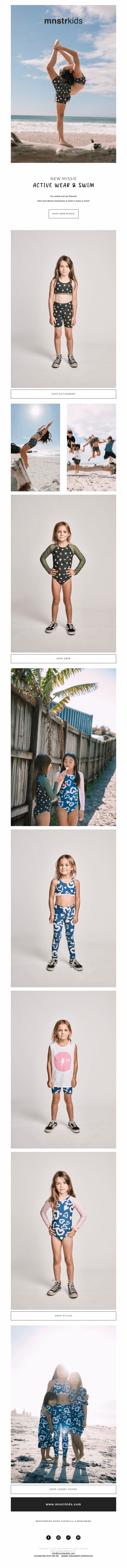 New Missie Active Wear & Swim 💫