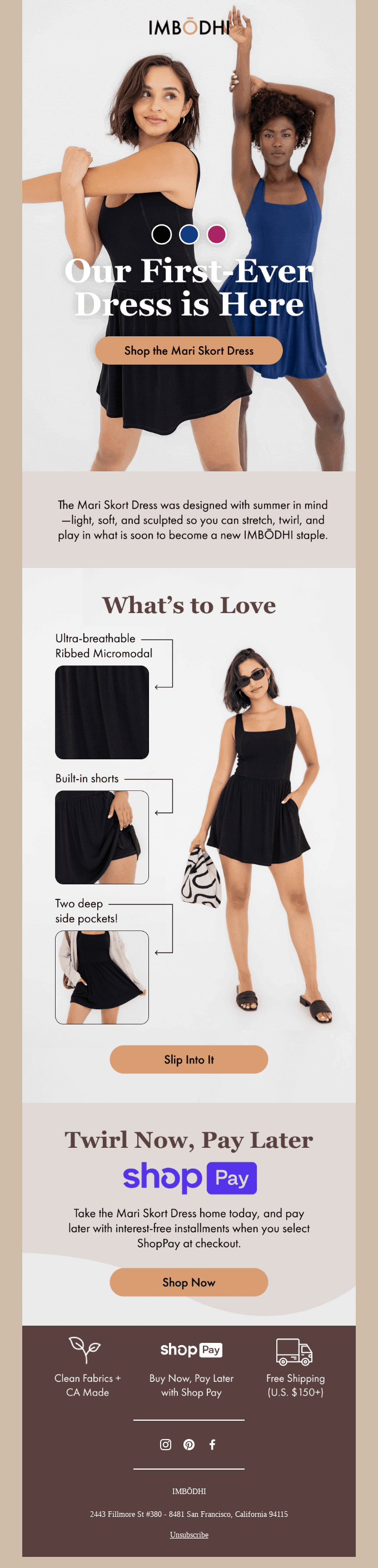 NEW: Our first ever dress