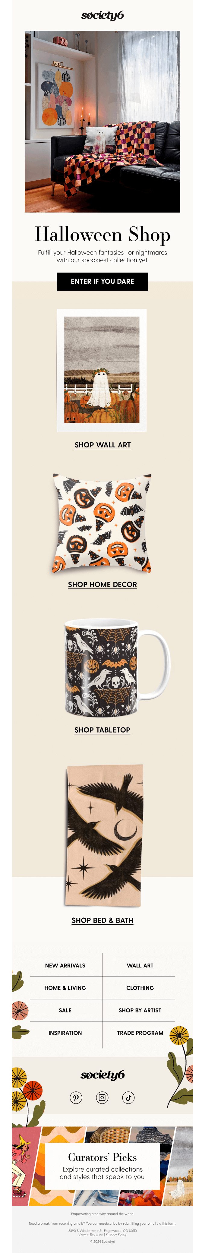 NEW: Our Halloween Shop is Open 👻