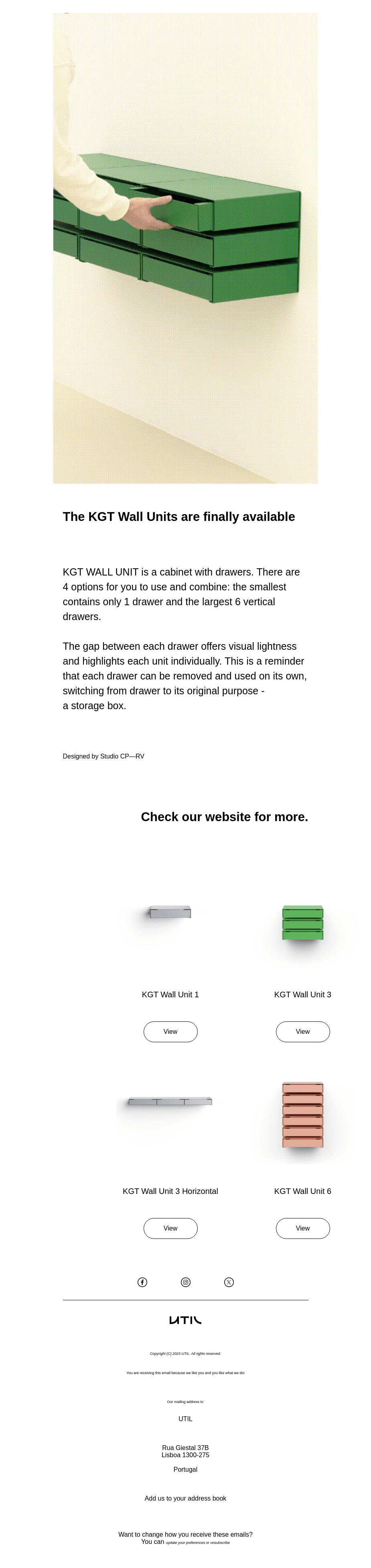 New Product: KGT Wall Units