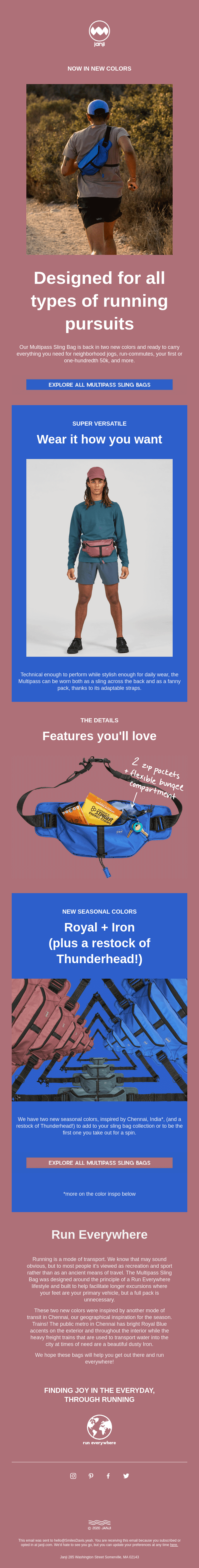 NEW SLING BAG COLORS ARE HERE