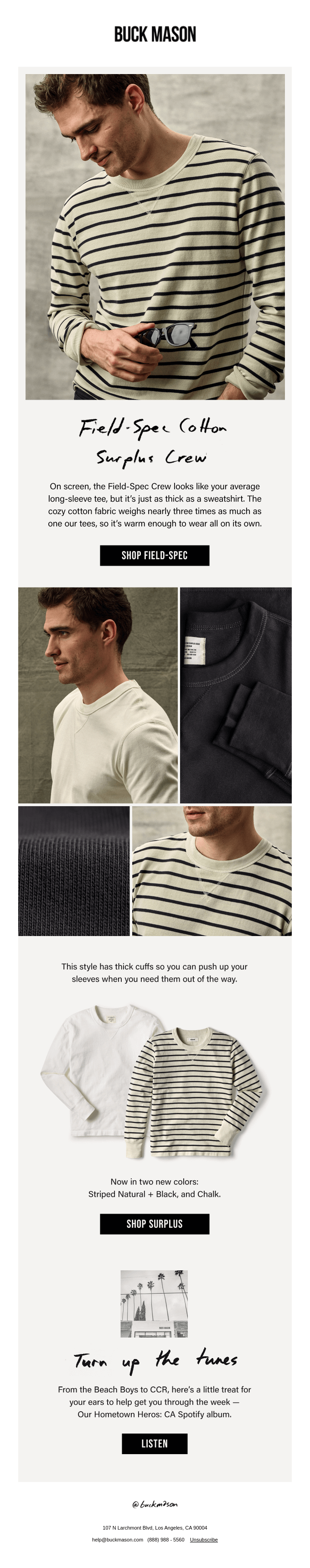 New Solids and Stripes — Info View Really Good Emails