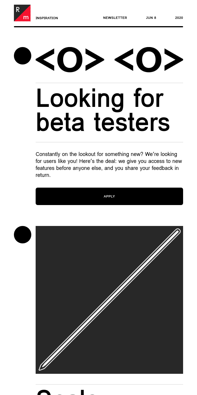 New things to try out: scale your layout, become a beta tester, create a store