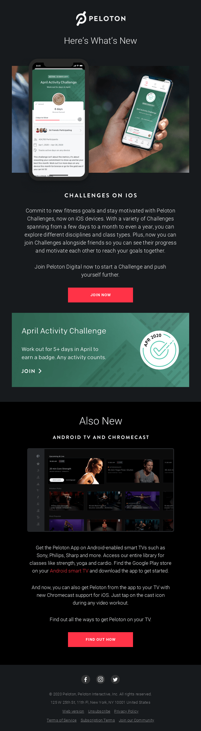 New to the Peloton App: Challenges and More