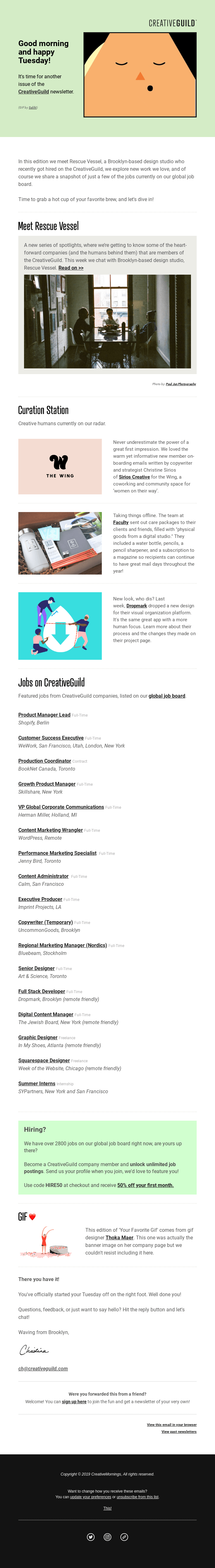 New work, jobs, and a special company spotlight 🙌