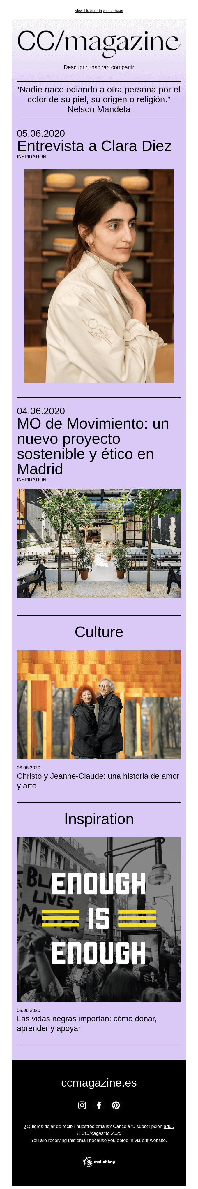 Newsletter CC/magazine Issue25 #blacklivesmatter