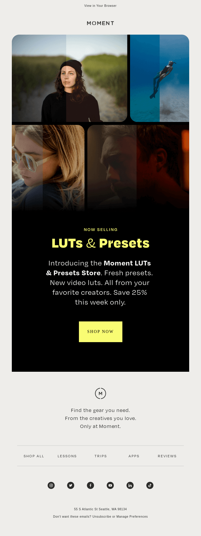 Now Selling: LUTs and Presets