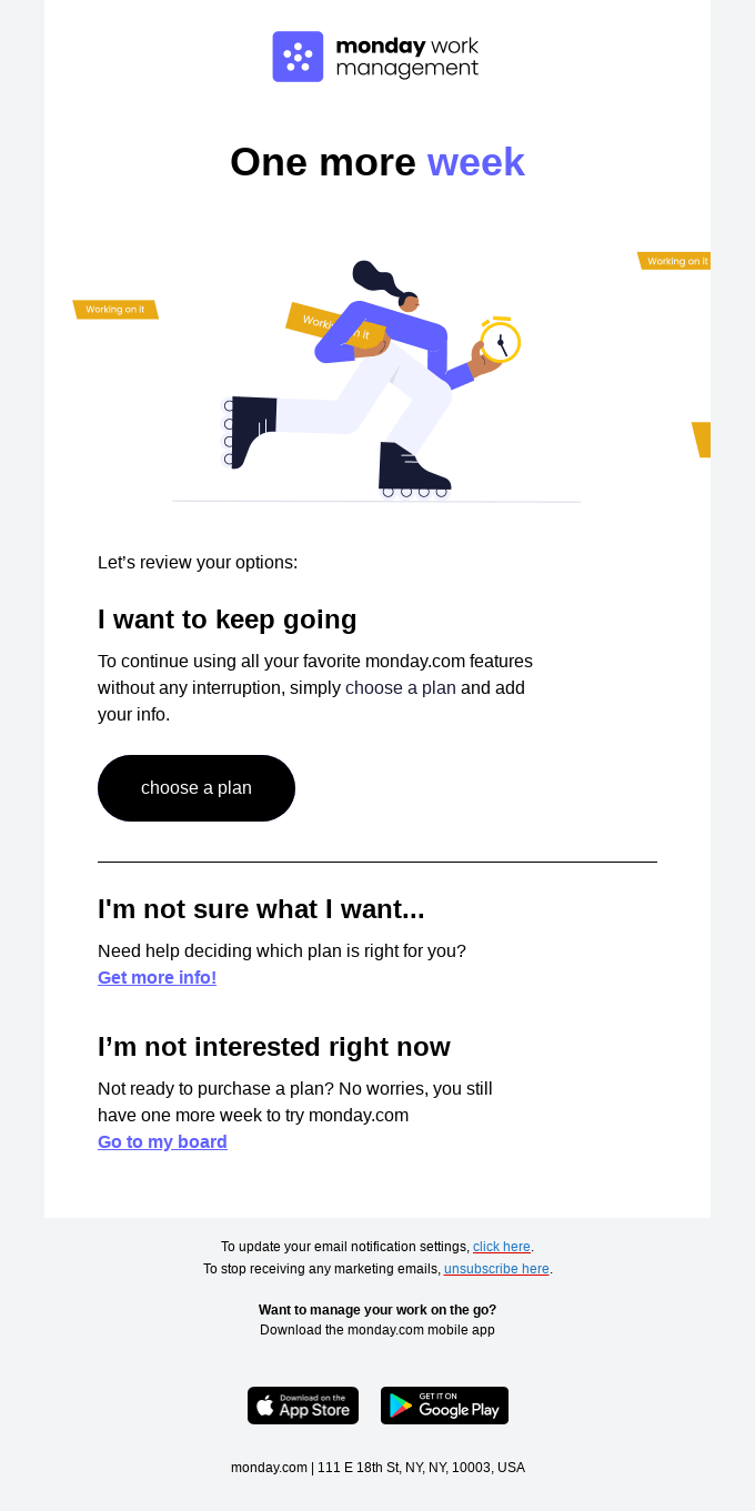 One more week to go! ⌛ 