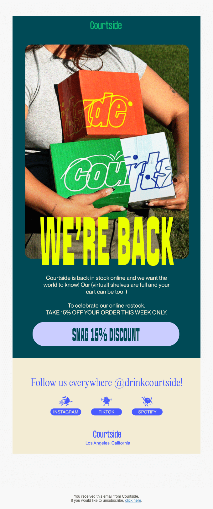 Online RESTOCK incoming 🚀