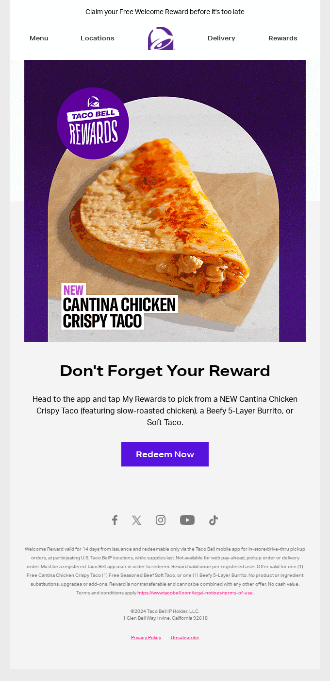 🚨 Only 9 more days for your Free Welcome Reward 🚨