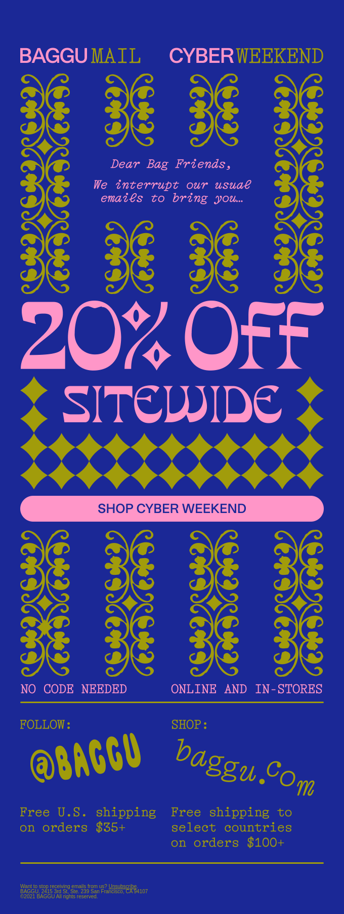 Our Cyber Weekend Sale Continues
