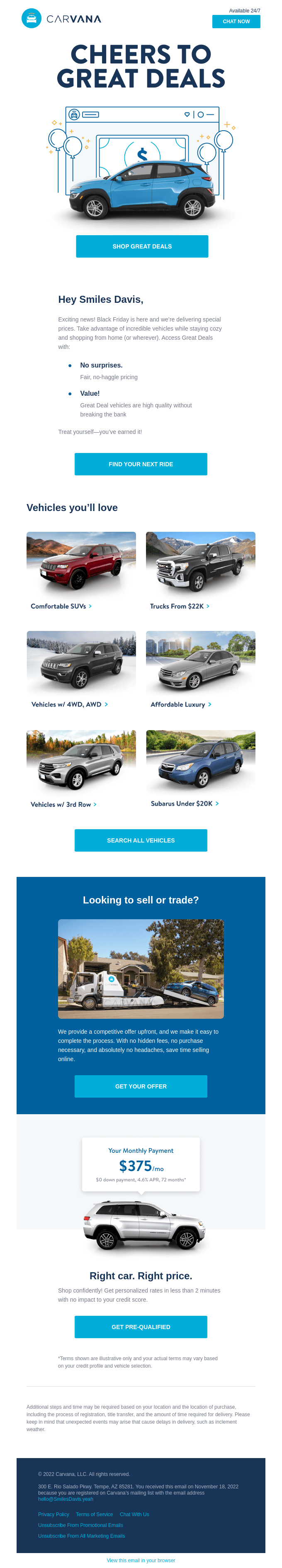 Our Great Deals 🤝 Your next ride