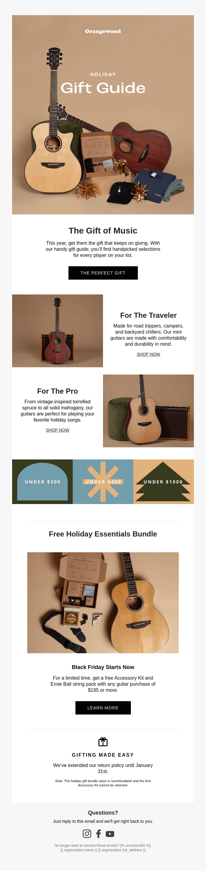 Our helpful holiday gift guide