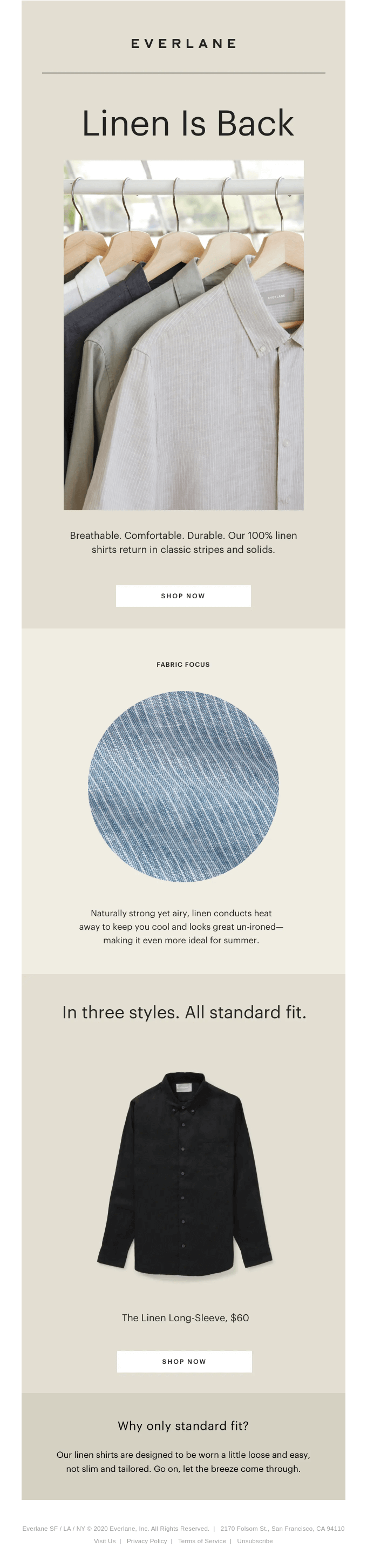 Our Linen Shirts Have Returned