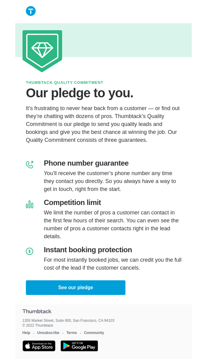 ✅ Our pledge to help you get hired ✅