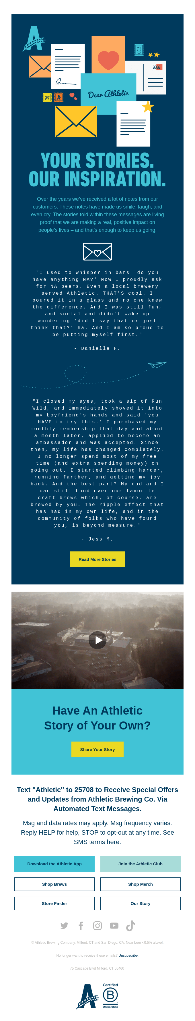 OUR story is YOUR story 📝💌