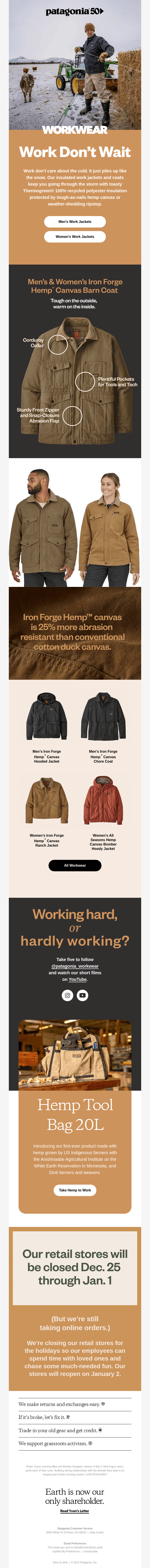 Outerwear for the coldest jobs