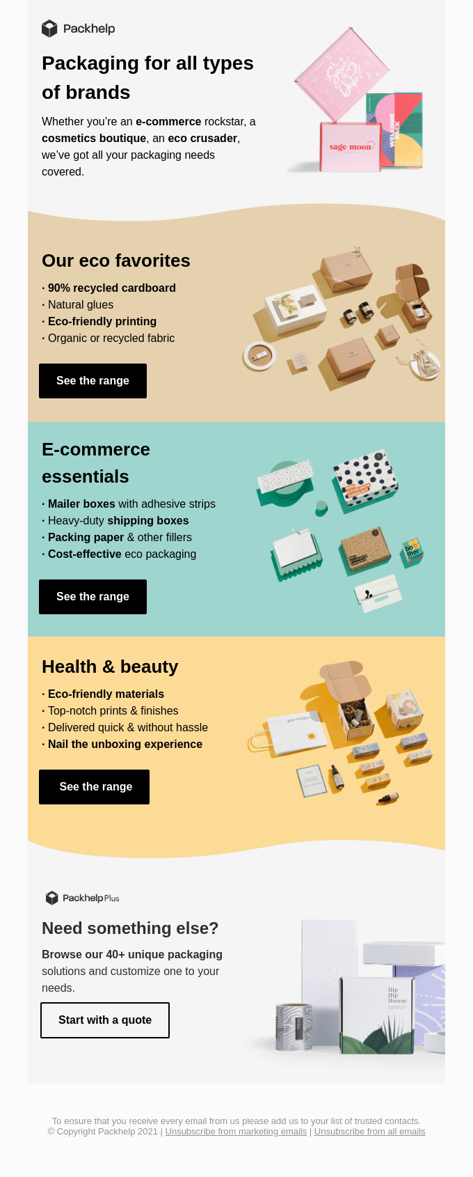 Packaging designed to fit your products? 📐